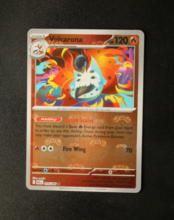 Pokemon Card - Volcarona 016/086 Black Bolt English Master Ball Reverse - NM ⭐ - Image 1