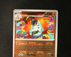 Pokemon Card - Volcarona 016/086 Black Bolt English Master Ball Reverse - NM ⭐ - Image 2