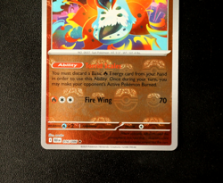 Pokemon Card - Volcarona 016/086 Black Bolt English Master Ball Reverse - NM ⭐ - Image 3