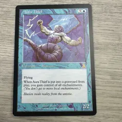 MTG Aura Thief Nemesis Rare Blue Illusion Creature Card 26/143 - Image 1