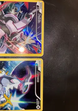 Pokemon Card Lot Arceus XY116 + Palkia XY75 Black Star Promo Holo LP/NM - Image 3
