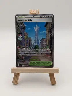 Lumiose City 111/088 - Pokemon Trading Card; Perfect Order; Full Art Trainer - Image 1