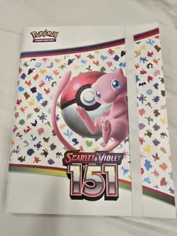 Pokemon 151 Poster Collection Binder With Cards (Binder And Cards Only) - Image 1