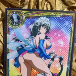 Grayfia Lucifuge High School DXD Butterfly Goddess Anime Waifu Girl Card BLUE - Image 5