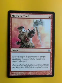 Magnetic Theft. Instant. Fifth Dawn Magic the Gathering Card. - Image 1