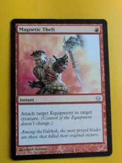 Magnetic Theft. Instant. Fifth Dawn Magic the Gathering Card. - Image 2