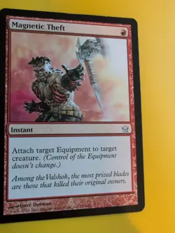 Magnetic Theft. Instant. Fifth Dawn Magic the Gathering Card. - Image 3