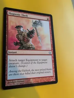 Magnetic Theft. Instant. Fifth Dawn Magic the Gathering Card. - Image 4