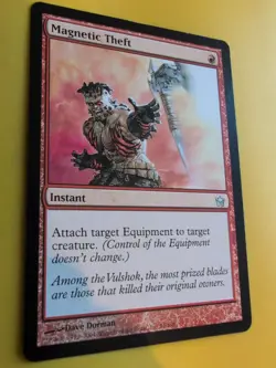 Magnetic Theft. Instant. Fifth Dawn Magic the Gathering Card. - Image 5