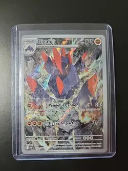 Pokemon TCG White Flare Gigalith Illustration Card 129/086 Rare - Image 1