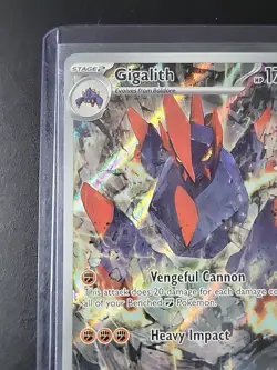 Pokemon TCG White Flare Gigalith Illustration Card 129/086 Rare - Image 2