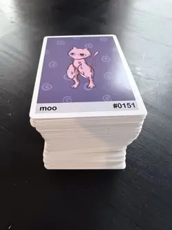Pookiemoot 151 card lot Parody Card Fan Art Derpy (COMPLETE Gen 1 Set) - Image 4