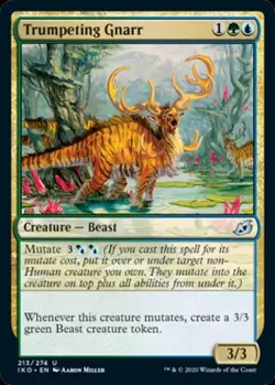 Trumpeting Gnarr - IKO MTG - Light Play - Image 1