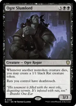 Ogre Slumlord Bloomburrow NM Rare #145 MTG Magic - Image 3