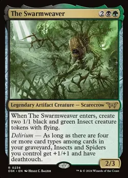 1x The Swarmweaver (0236) NM-Mint, English Duskmourn: House of Horror MTG Magic - Image 1