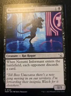 Nezumi Informant 0120 Common March Of The Machine Magic: The Gathering - Image 1