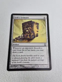 Wizards Geth's Grimoire Darksteel Artifact Colorless Uncommon Regular 2004 123 … - Image 1