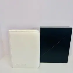 Vault X White Edition 4-Pocket Exo-Tec Zip Binder - 160 Cards - New - Image 2