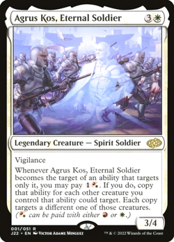 MTG - Agrus Kos, Eternal Soldier - J22 - Magic the Gathering - Image 1