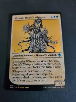 Shessra, Death's Whisper Foil Showcase Adventures in the Forgotten Realms MTG NM - Image 1