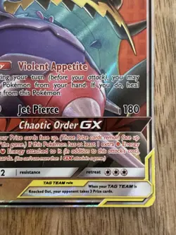 Naganadel & Guzzlord GX 158/236 Cosmic Eclipse Rare Holo Tag Team Pokemon Card - Image 5