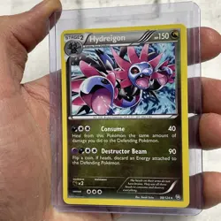 Pokemon TCG Hydreigon Dragons Exalted 98/124 Regular Non Holo Rare Pokemon NM - Image 2