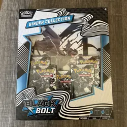 Pokemon TCG: SV10.5 Black Bolt Binder Collection Box Factory Sealed - Brand New! - Image 1