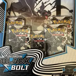 Pokemon TCG: SV10.5 Black Bolt Binder Collection Box Factory Sealed - Brand New! - Image 2