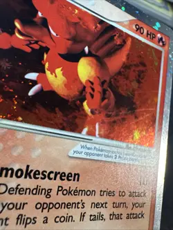 Holo Swirl !!! Magmar ex 100/109 Ruby and Sapphire Pokemon - Image 4
