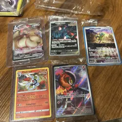 Sealed Pokemon Promo Card Lot 5 Promos Eevee, Flutter Mane, Character, Lot - Image 1