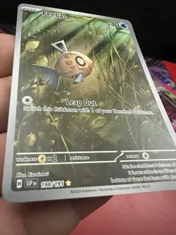 Pokemon TCG Feebas 198/191 Illustration Rare Sv08 Surging Sparks English Holo - Image 3