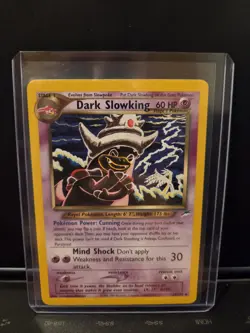 Dark Slowking 20/105 Neo Destiny Rare Vintage Pokemon Card WOTC TCG - Image 1