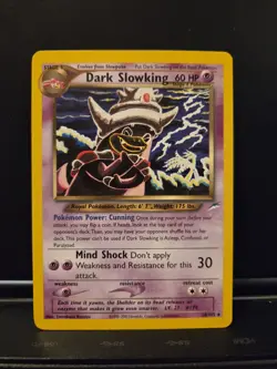 Dark Slowking 20/105 Neo Destiny Rare Vintage Pokemon Card WOTC TCG - Image 2