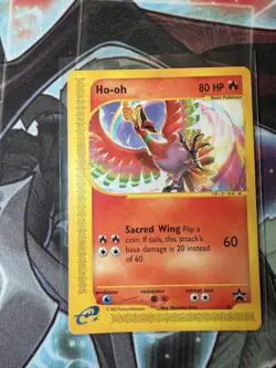 Ho-oh #52 Black Star Promo Pokemon Center NY Stamped Card - Image 1