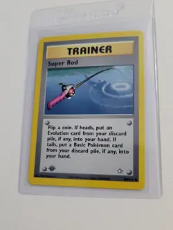 Super Rod - Pokemon Neo Genesis First 1st Edition #103 - Common Trainer - Image 1