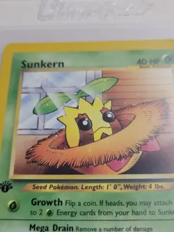 Sunkern - Pokemon Neo Genesis First 1st Edition #78 - Common - Image 1