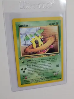 Sunkern - Pokemon Neo Genesis First 1st Edition #78 - Common - Image 2