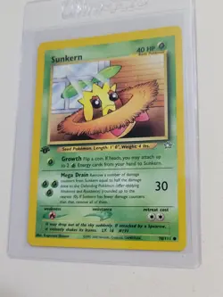 Sunkern - Pokemon Neo Genesis First 1st Edition #78 - Common - Image 3