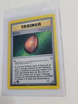 Berry - Pokemon Neo Genesis First 1st Edition #99 - Common Trainer - Image 1