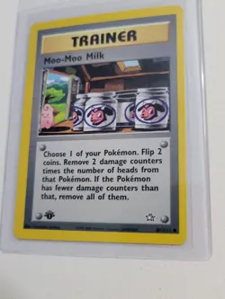 Moo-Moo Milk - Pokemon Neo Genesis First 1st Edition #101 - Common Trainer - Image 2