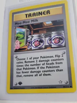 Moo-Moo Milk - Pokemon Neo Genesis First 1st Edition #101 - Common Trainer - Image 2