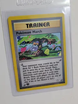 Pokemon March - Pokemon Neo Genesis First 1st Edition #102 - Common Trainer - Image 2