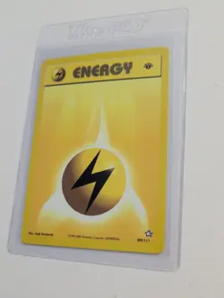 Lightning Energy - Pokemon Neo Genesis First 1st Edition #109 - Common - Image 1