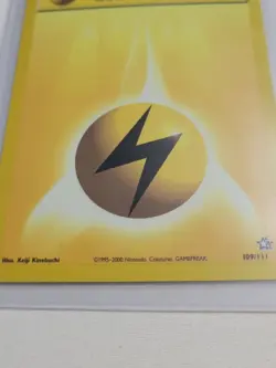 Lightning Energy - Pokemon Neo Genesis First 1st Edition #109 - Common - Image 3