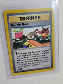 Double Gust - Pokemon Neo Genesis First 1st Edition #100 - Common Trainer - Image 1