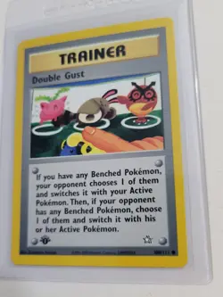 Double Gust - Pokemon Neo Genesis First 1st Edition #100 - Common Trainer - Image 2