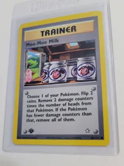 Moo-Moo Milk - Pokemon Neo Genesis First 1st Edition #101 - Common Trainer - Image 2