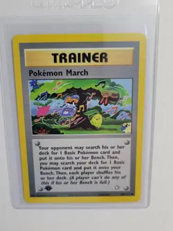 Pokemon March - Pokemon Neo Genesis First 1st Edition #102 - Common Trainer - Image 1