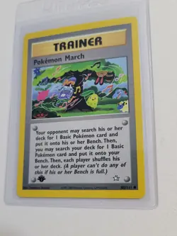 Pokemon March - Pokemon Neo Genesis First 1st Edition #102 - Common Trainer - Image 3