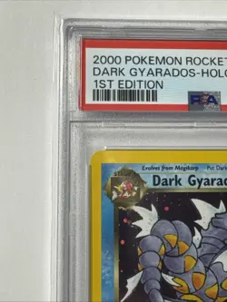 Pokemon Team Rocket Dark Gyarados Holo Rare 1st Edition 8/82 PSA 6 2000 - Image 3